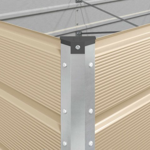 DONICA OGRODOWA KOŚĆ SŁONIOWA 195X100X45CM STAL GALWANIZOWANA