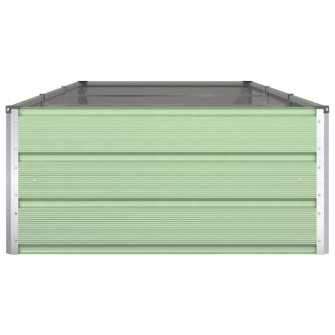 DONICA OGRODOWA PASTELOWA ZIELEŃ 195X100X45CM STAL GALWANIZOWANA