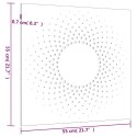 OGRODOWA DEKORACJA ŚCIENNA 55X55CM STAL KORTENOWSKA SŁOŃCE
