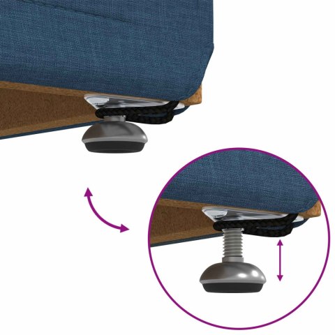 VidaXL Halka Niebieski 41 x 41 x 40 cm Tkanina i drewno inżynieryjne