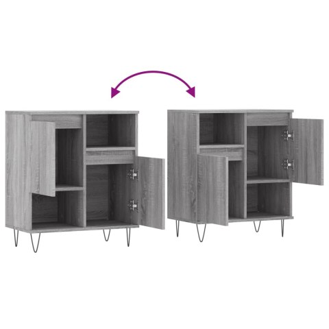 KOMODA SZARY DĄB SONOMA 60X35X70CM