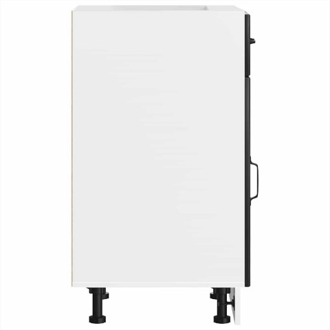 SZAFKA KUCHENNA DOLNA „LUCCA" CZARNY DREWNO KLEJONE