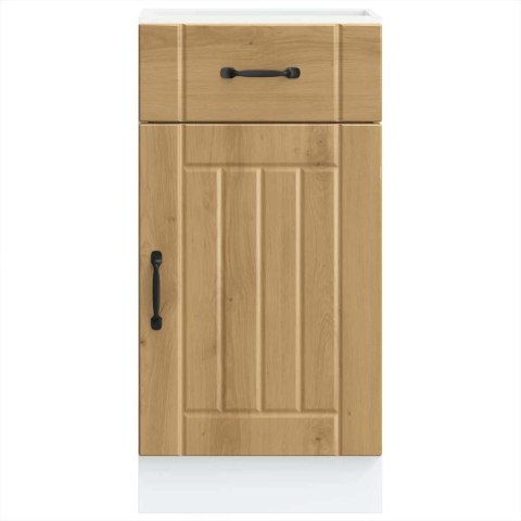 SZAFKA KUCHENNA DOLNA „LUCCA" DĄB RZEMIEŚLNICZY DREWNO KLEJONE