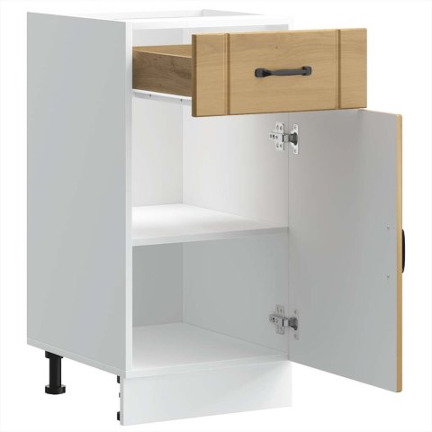 SZAFKA KUCHENNA DOLNA „LUCCA" DĄB RZEMIEŚLNICZY DREWNO KLEJONE