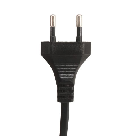 VidaXL Lampa podłogowa z 2 kloszami, srebrna, E27, żeliwo