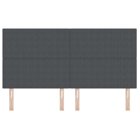 VidaXL Wezgłowie LED Ze LED Lights Ciemnoszary 180 cm Poliester