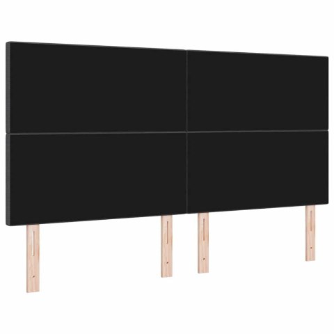 VidaXL Wezgłowie LED Ze LED Lights Ciemnoszary 180 cm Poliester