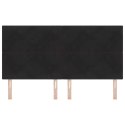 VidaXL Wezgłowie LED Ze LED Lights Czarny 180 cm Poliester