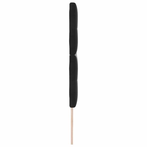 VidaXL Wezgłowie LED Ze LED Lights Czarny 180 cm Poliester