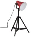 VidaXL Lampa stojąca, 25 W, postarzany czerwony, 35x35x65/95 cm, E27