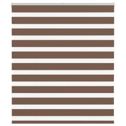 VidaXL Roleta zebra, brzozowa, szerokość tkaniny 125,9cm, poliester