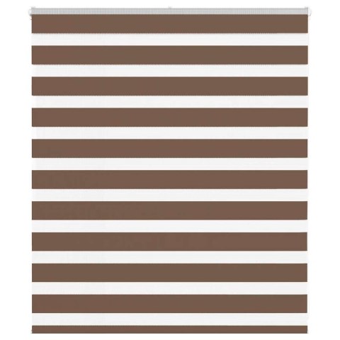 VidaXL Roleta zebra, brzozowa, szerokość tkaniny 125,9cm, poliester