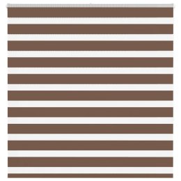 VidaXL Roleta zebra, brzozowa, szerokość tkaniny 145,9 cm, poliester