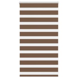 VidaXL Roleta zebra, brzozowa, szerokość tkaniny 70,9 cm, poliester