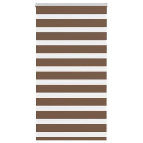 VidaXL Roleta zebra, brzozowa, szerokość tkaniny 70,9 cm, poliester