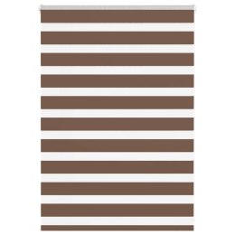 VidaXL Roleta zebra, brzozowa, szerokość tkaniny 95,9 cm, poliester