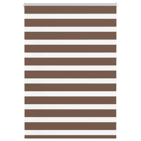 VidaXL Roleta zebra, brzozowa, szerokość tkaniny 95,9 cm, poliester