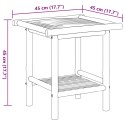 STOLIK KAWOWY 45X45X45CM BAMBUSOWY