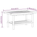 STOLIK KAWOWY 70X40X35CM BAMBUSOWY
