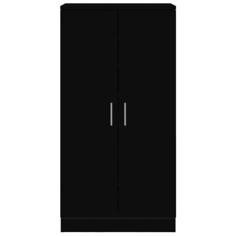 SZAFKA NA BUTY CZARNA 55X35X108CM