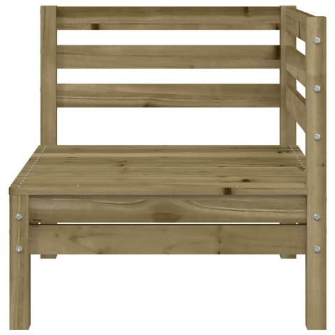 VidaXL Ogrodowa sofa 3-osobowa, impregnowane drewno sosnowe
