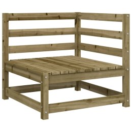 VidaXL Ogrodowa sofa narożna, 70x70x67 cm, impregnowane drewno sosnowe