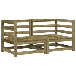 VidaXL Ogrodowe sofy narożne, 2 szt., 70x70x67 cm, impregnowana sosna