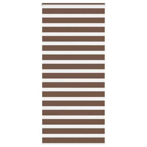 VidaXL Roleta zebra, brzozowa, szerokość tkaniny 105,9 cm, poliester