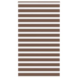 VidaXL Roleta zebra, brzozowa, szerokość tkaniny 115,9 cm, poliester