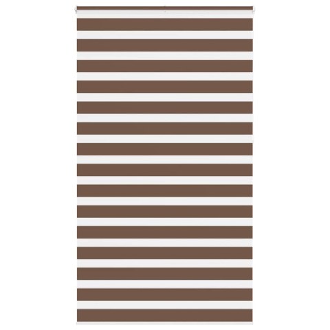 VidaXL Roleta zebra, brzozowa, szerokość tkaniny 115,9 cm, poliester