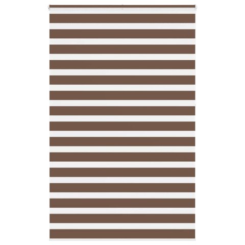 VidaXL Roleta zebra, brzozowa, szerokość tkaniny 135,9 cm, poliester