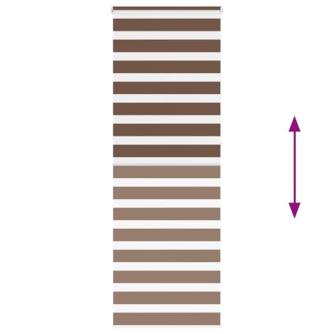 VidaXL Roleta zebra, brzozowa, szerokość tkaniny 80,9 cm, poliester