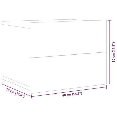 SZAFKA NOCNA BIAŁA 40X30X30CM
