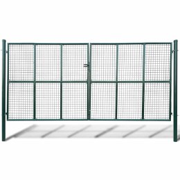 VidaXL Brama ogrodowa siatkowa 400x200 cm