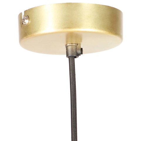 VidaXL Industrialna lampa wisząca, 25 W, mosiężna, okrągła, 19 cm, E27