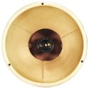 VidaXL Industrialna lampa wisząca, 25 W, mosiężna, okrągła, 19 cm, E27