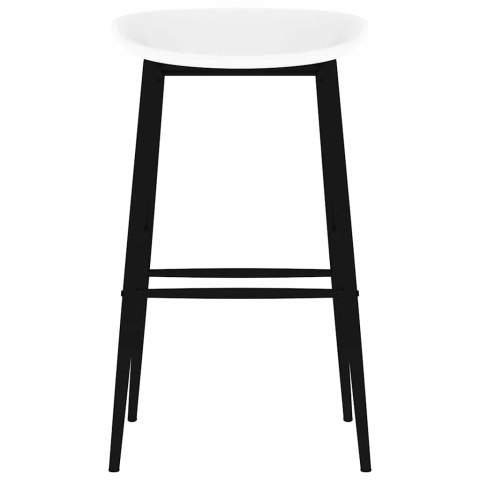 KRZESŁA BAROWE 2 SZT. BIAŁE