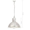 VidaXL Lampa wisząca, 25 W, kolor srebra, okrągła, 48 cm, E27