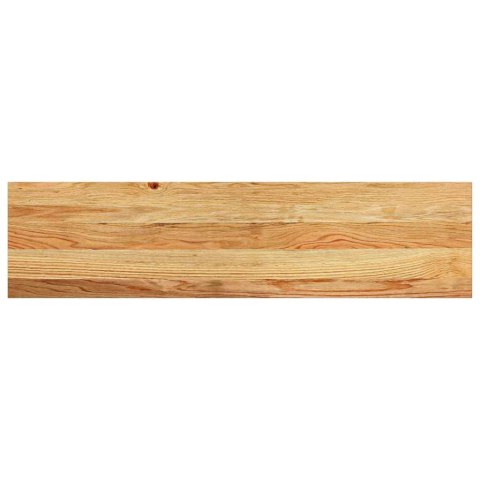 STOPNIE SCHODOWE 12 SZT. BRĄZOWE 100X30X2CM LITE DREWNO DĘBOWE