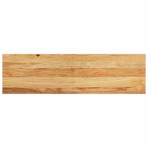 STOPNIE SCHODOWE 12 SZT. BRĄZOWE 90X25X2CM LITE DREWNO DĘBOWE
