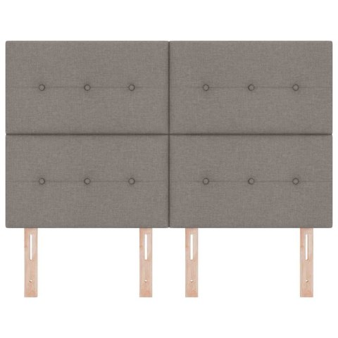 WEZGŁOWIE LED ZE LED LIGHTS CIEMNOSZARY 160CM POLIESTER