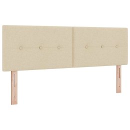 WEZGŁOWIE LED ZE LED LIGHTS KREMOWY 144CM POLIESTER