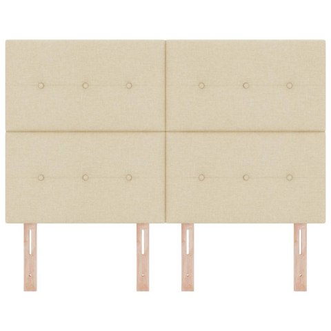 WEZGŁOWIE LED ZE LED LIGHTS KREMOWY 144CM POLIESTER