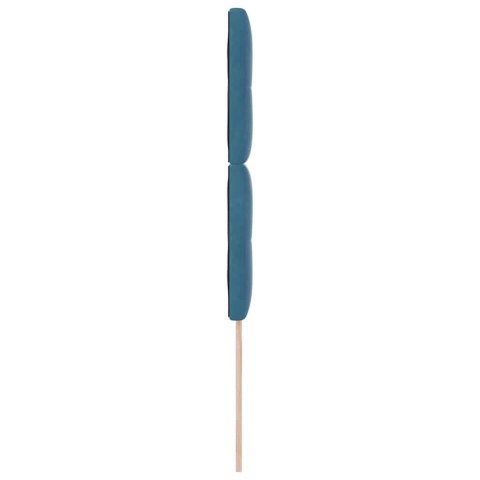 VidaXL Wezgłowie LED Ze LED Lights Niebieski 100 cm Poliester