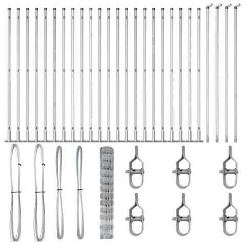 SŁUPEK OGRODZENIOWY. GALWANIZOWANY 50X 1,2M STAL