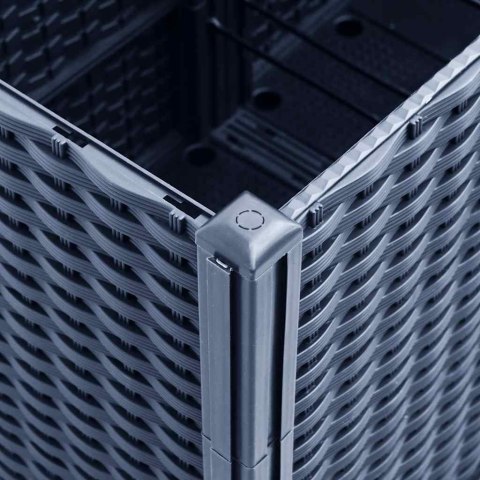 VidaXL Donica ogrodowa, niebieskoszara, 160x160x53 cm, PP