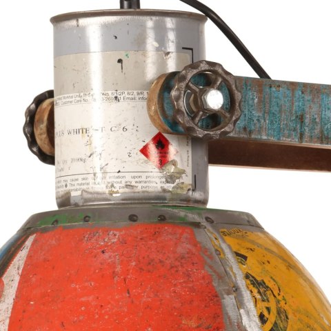VidaXL Industrialna lampa wisząca, 25 W, kolorowa, 111 cm, E27