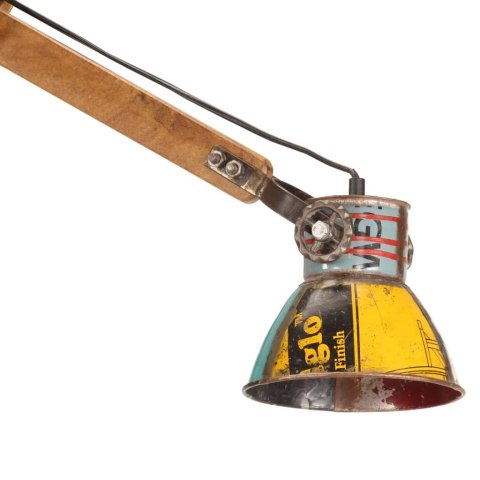 VidaXL Lampa ścienna w industrialnym stylu, kolorowa, okrągła, E27