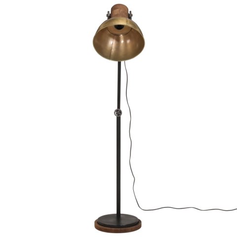 VidaXL Lampa stojąca, 25 W, antyczny mosiądz, 30x30x100-150 cm, E27