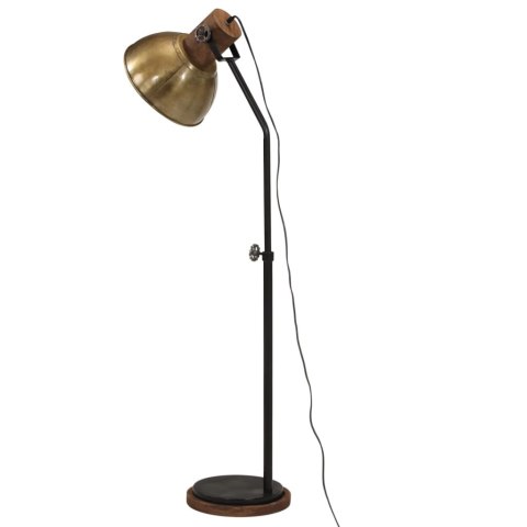 VidaXL Lampa stojąca, 25 W, antyczny mosiądz, 30x30x100-150 cm, E27